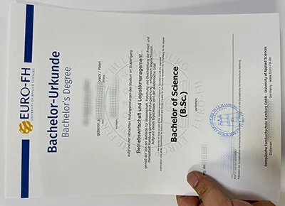 Buy EURO-FH urkunde diploma online