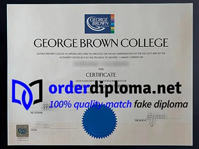 Purchase an Accredited George Brown College Diploma Today