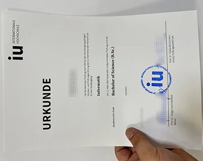 IU internationale Hochschule diploma