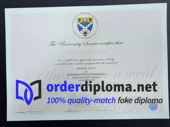 Buy Glasgow Caledonian University diploma, get Glasgow Caledonian University degree online.