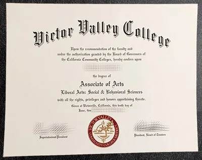 Order Victor Valley College diploma, get VVC fake degree.
