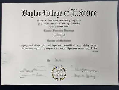 Buy Baylor College of Medicin diploma, get BCM degree.