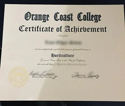Buy Orange Coast College diploma, get Orange Coast College degree.