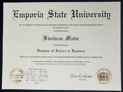 make Emporia State University diploma