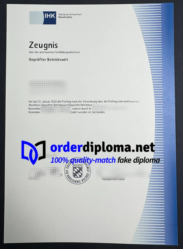 Buy IHK Köln diploma
