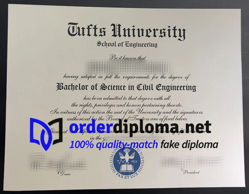 Where to order Tufts University diploma?