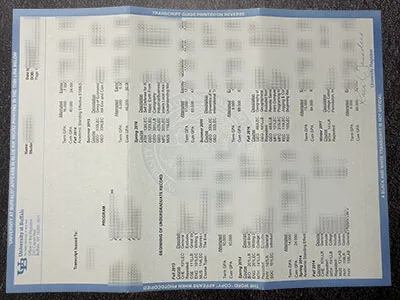 Buy University at Buffalo Transcript Poster for Wall Display