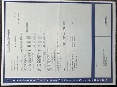Make UC Santa Barbara Transcript
