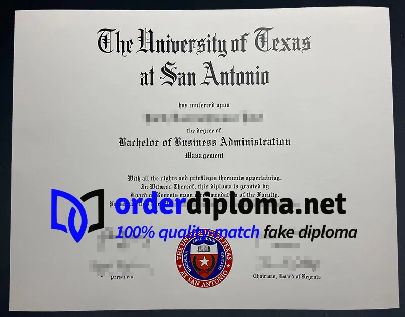 get UT San Antonio diploma