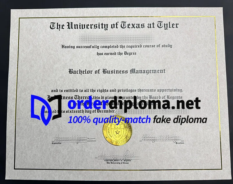 Buy University of Texas at Tyler diploma