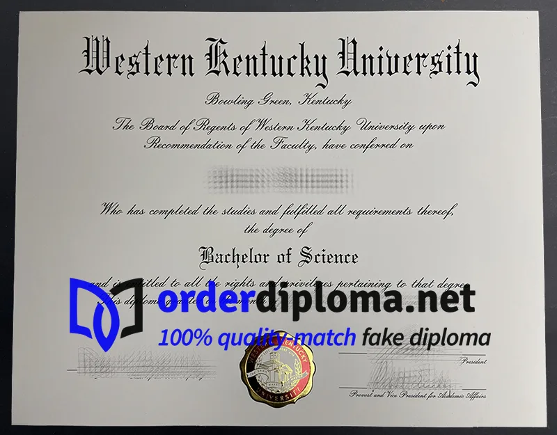 Buy Western Kentucky Universitry diploma online