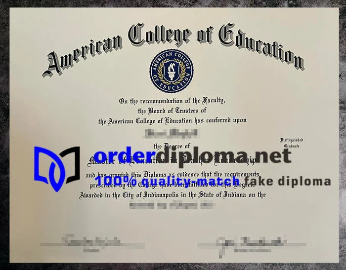 purchase realistic American College of Education diploma