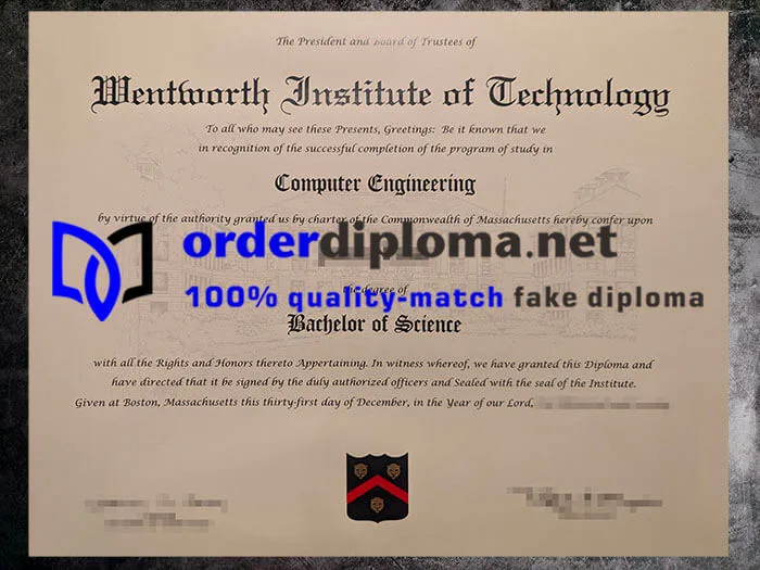 purchase realistic Wentworth Institute of Technology diploma