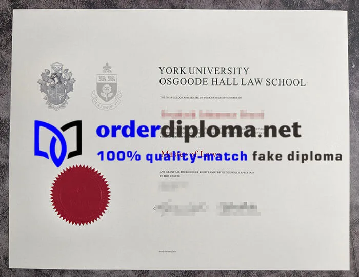 purchase realistic York University Osgoode Hall Law School diploma